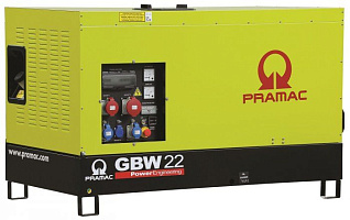 Дизельный генератор Pramac GBW 22 P 1 фаза в кожухе с АВР ДизельЭнергоРесурс